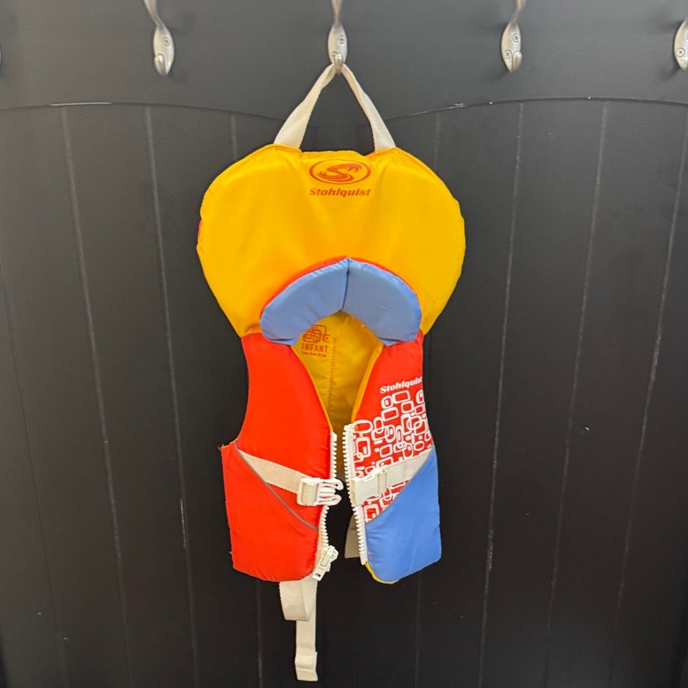 Kids Life Jacket - Red, Blue, and Yellow